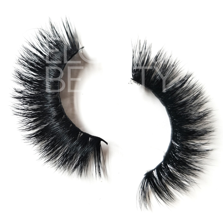 3D volume mink lashes wholesale private label China EA124